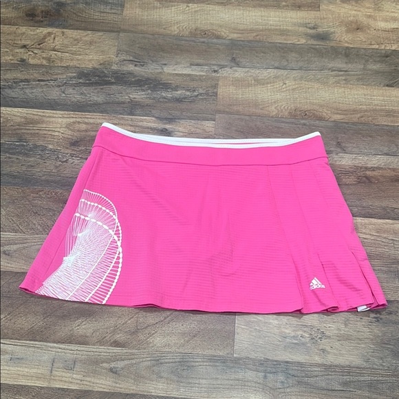 Adidas Pink Skater Mini Skirt Athletic Pleated - Picture 5 of 16